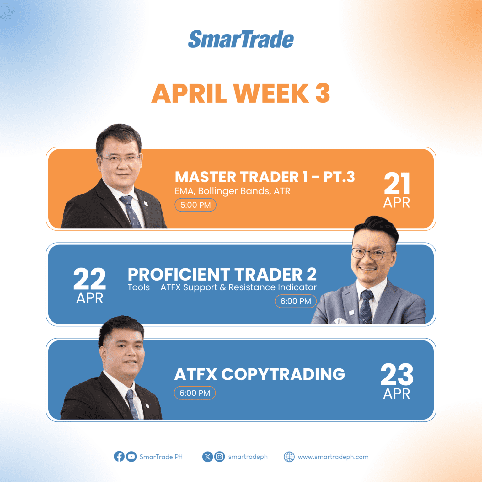 April Week 3 Webinar Schedule