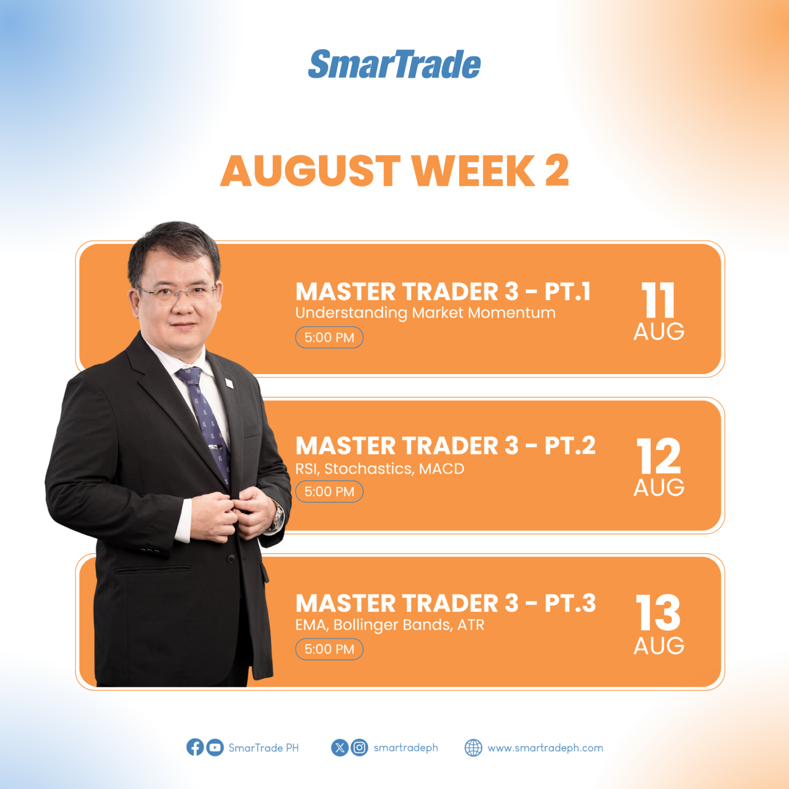 August Week 2 Webinar Schedule